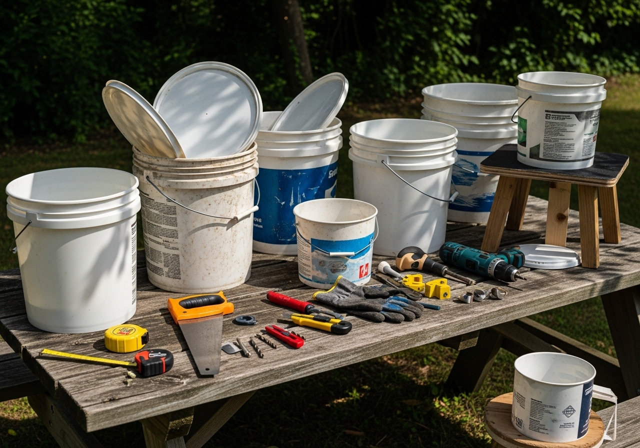 20 Genius DIY Ideas For Repurposing Five-Gallon Buckets
