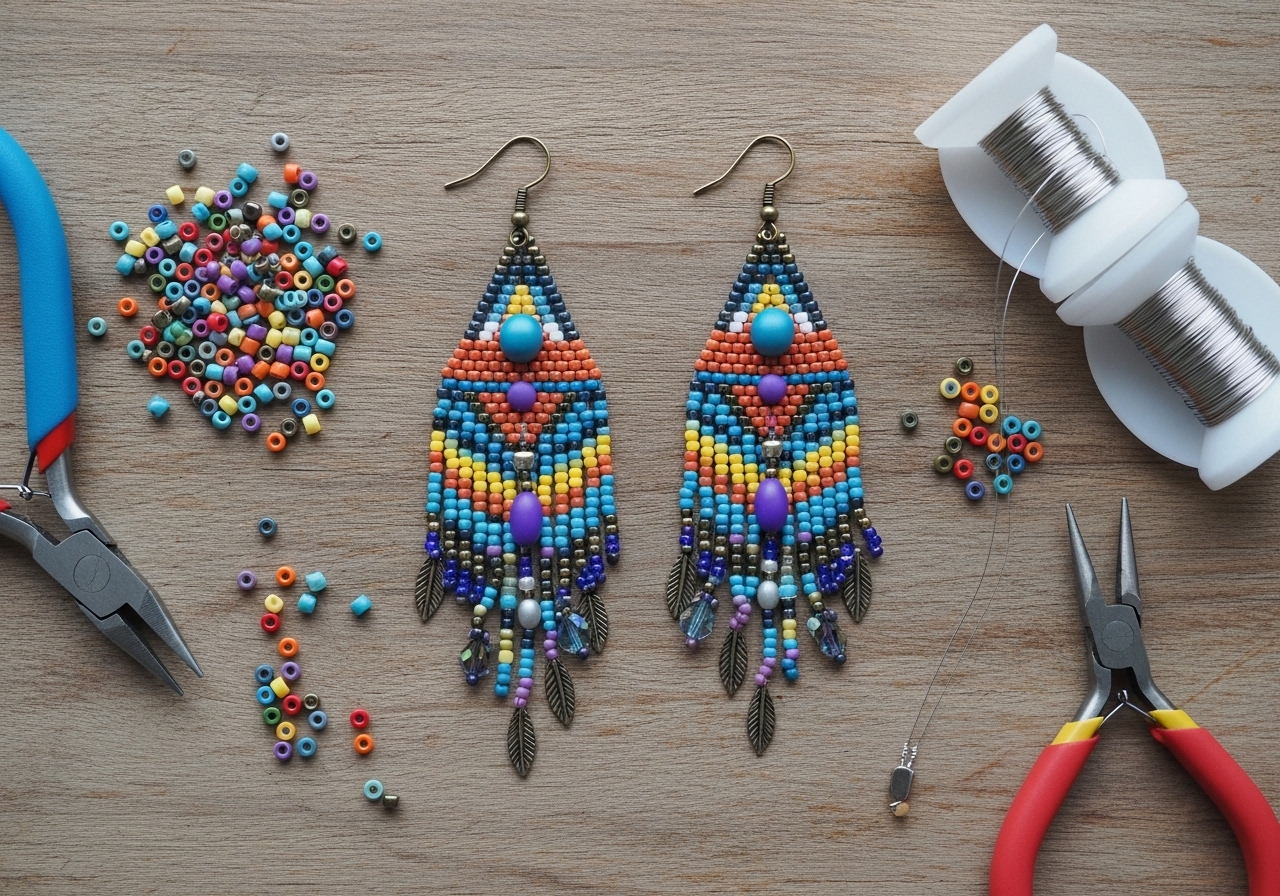 How to Make Beaded Earrings