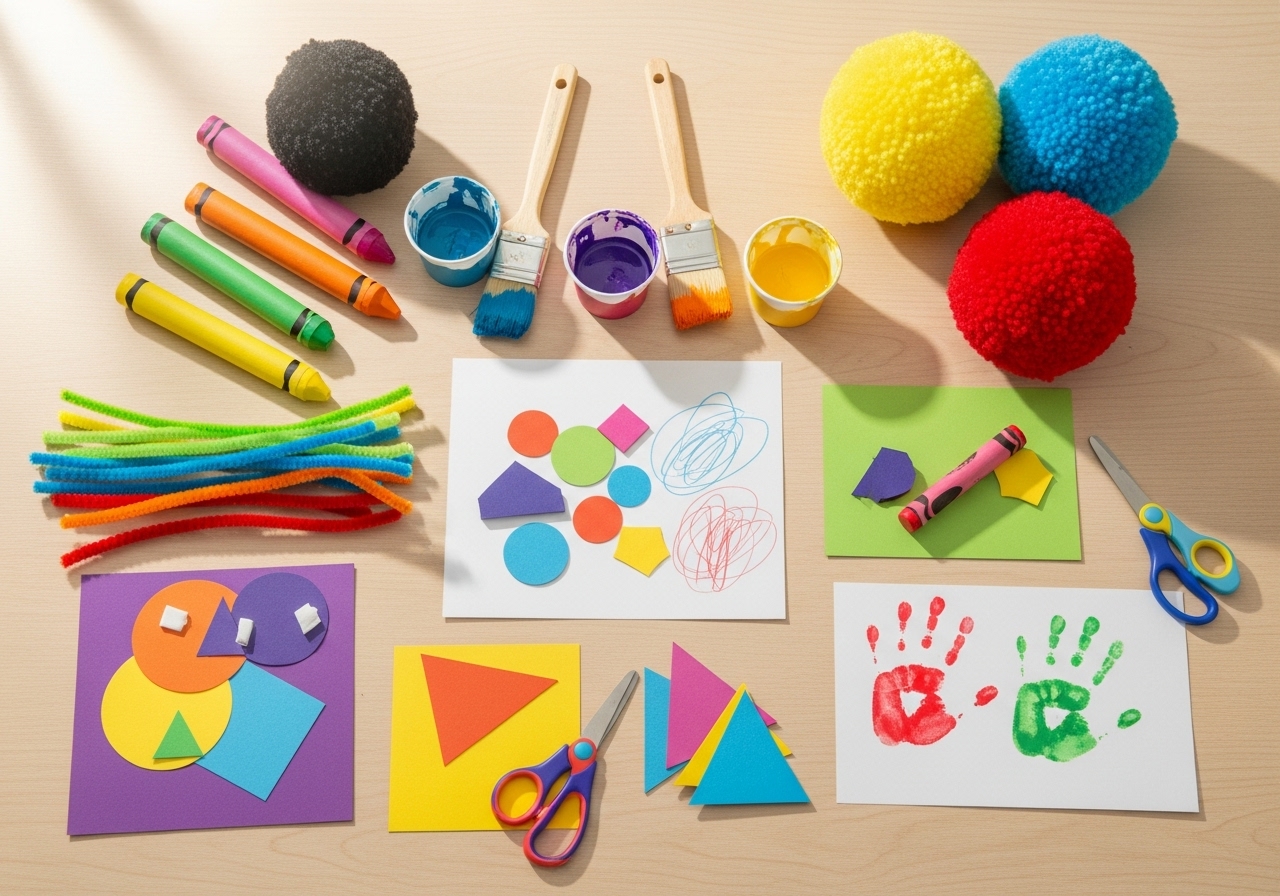 41 Crafts for 2 Year Olds