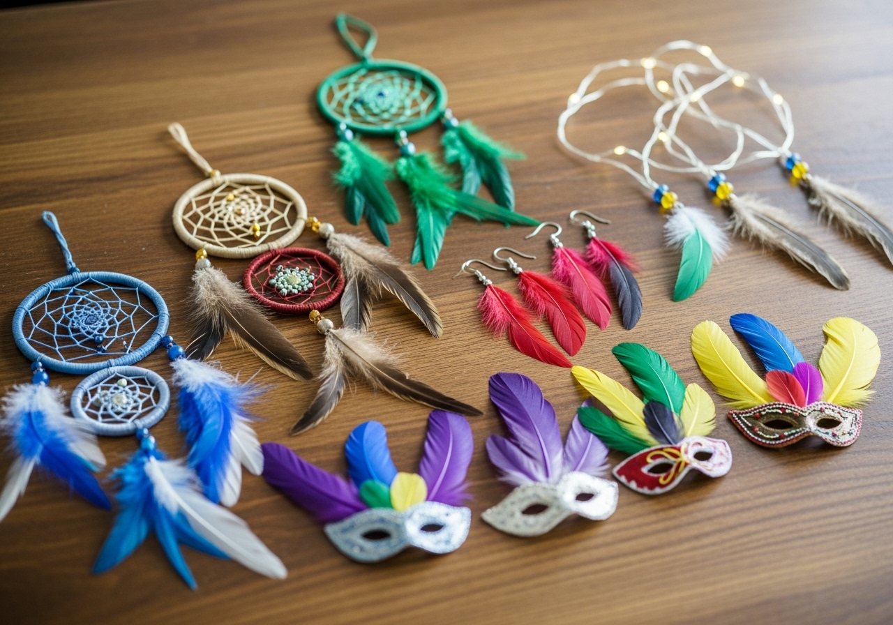 41 Fantastic Feather Crafts
