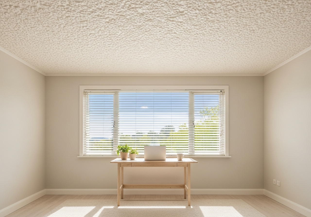 Replace Dated Popcorn Ceilings with This New Texture