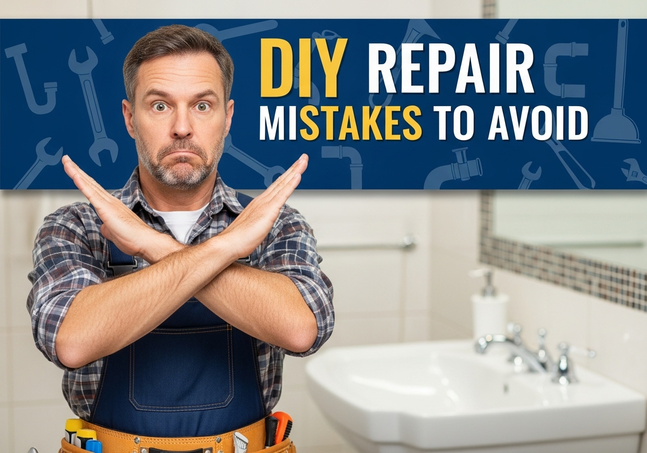 We Asked Plumbers the 3 Biggest DIY Repair Mistakes to Avoid