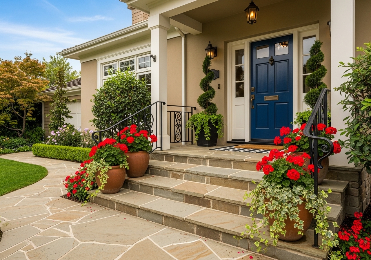 15 Front Steps Ideas That Add Massive Curb Appeal
