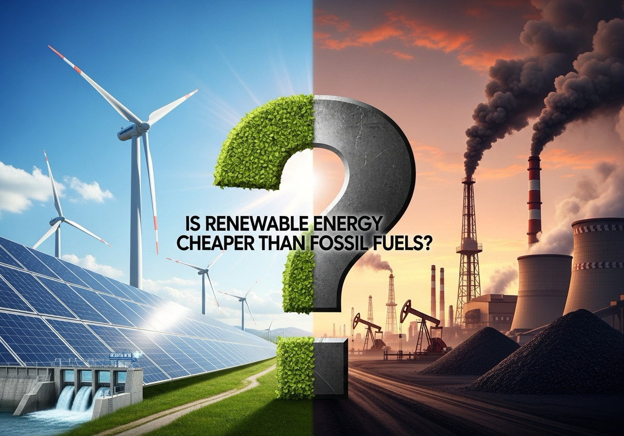 Is Renewable Energy Cheaper Than Fossil Fuels?