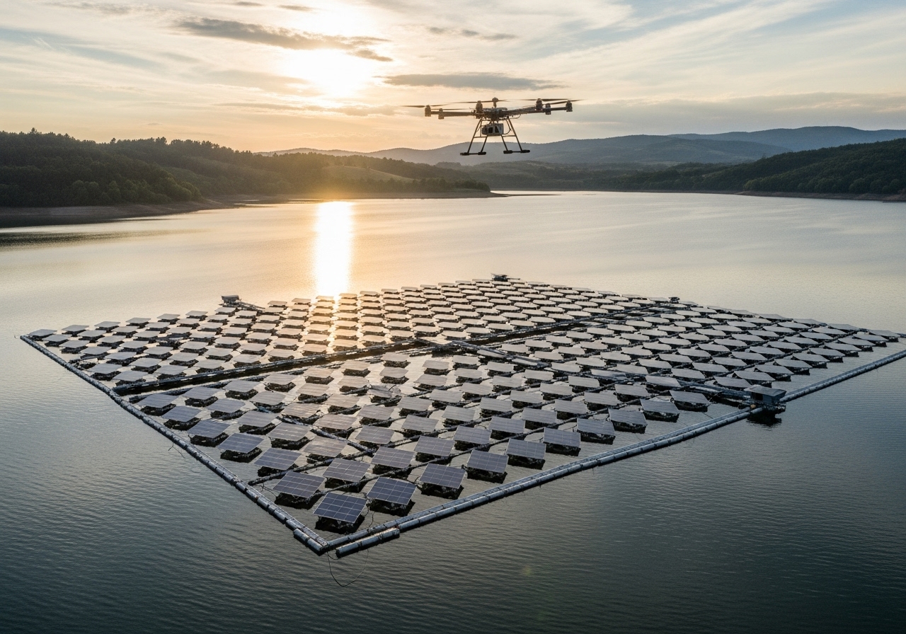 Floating Solar Panels: Efficient Renewable Energy on Water