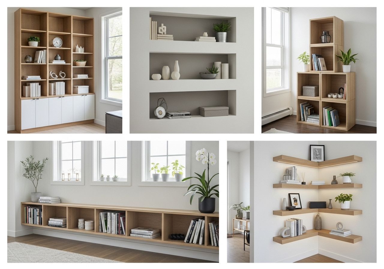 9 Built-In Bookshelf Ideas for Customizable Storage and Display