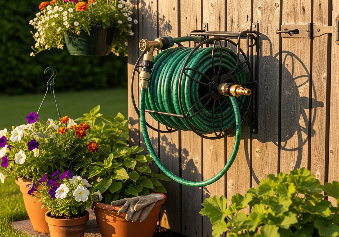 Garden Hose Storage: 16 Stylish Solutions