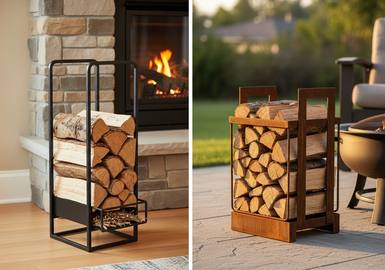 The Best Firewood Racks for Keeping Wood Dry and Organized