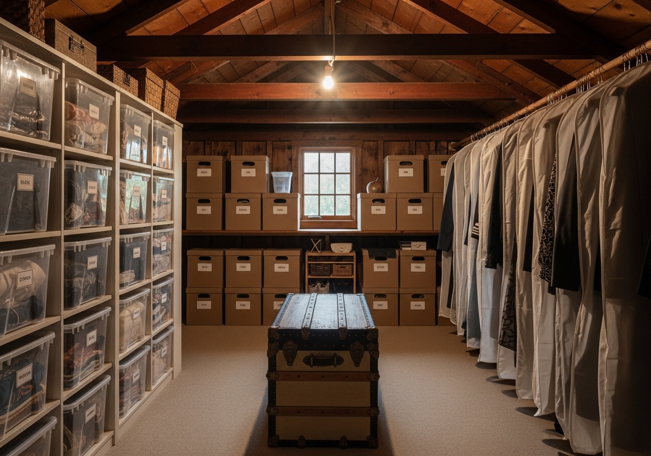 7 Attic Storage Ideas