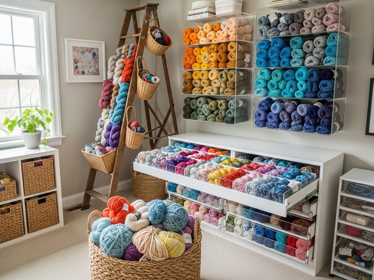 21 Clever Yarn Storage Ideas