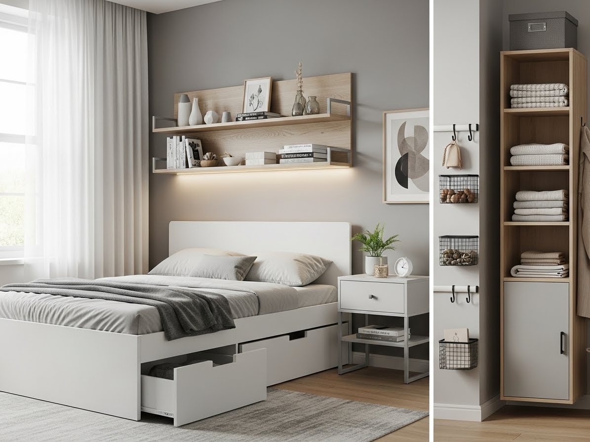 22 of the Best Bedroom Storage Hacks