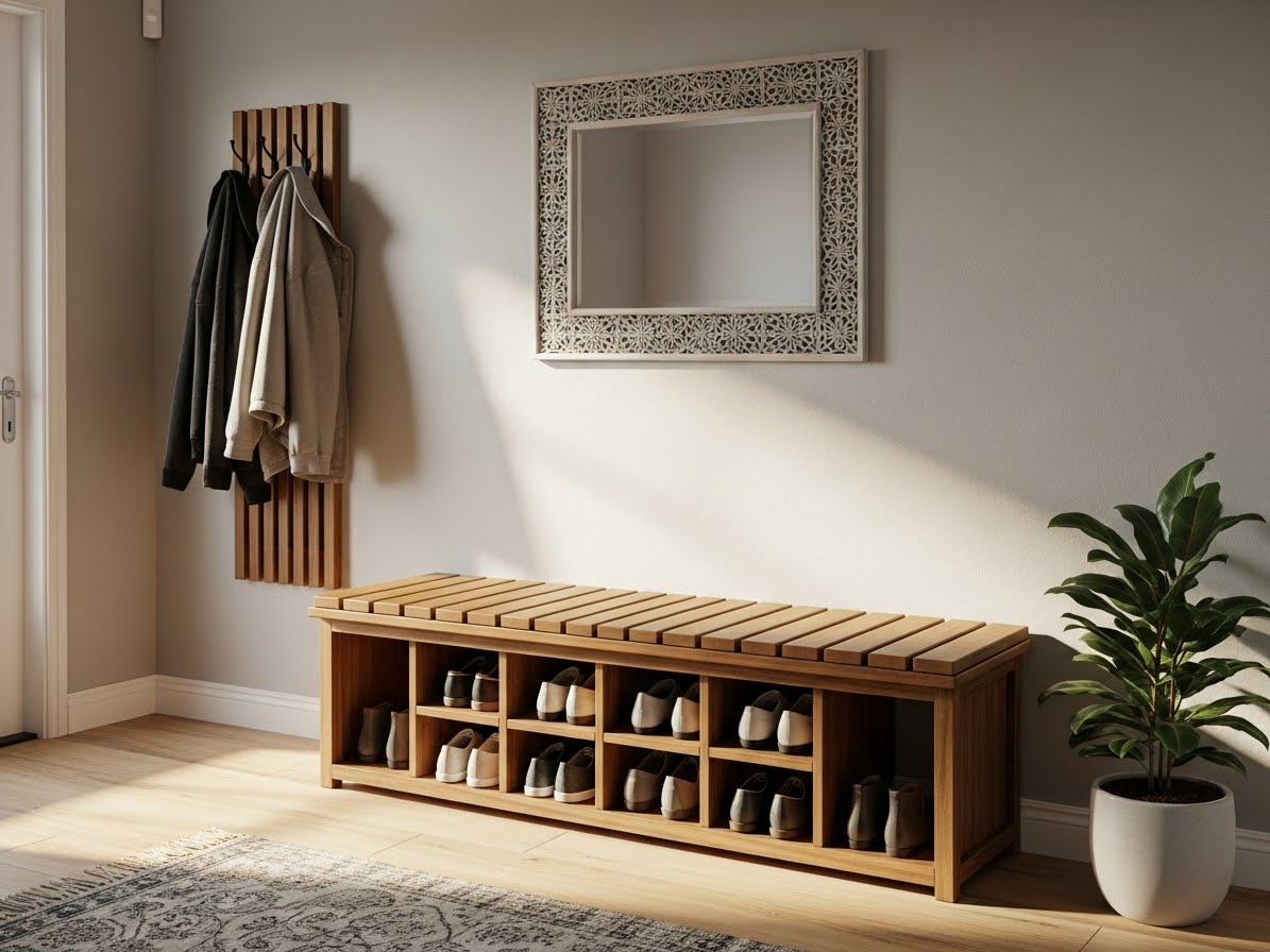 Stylish shoe storage options for small flats