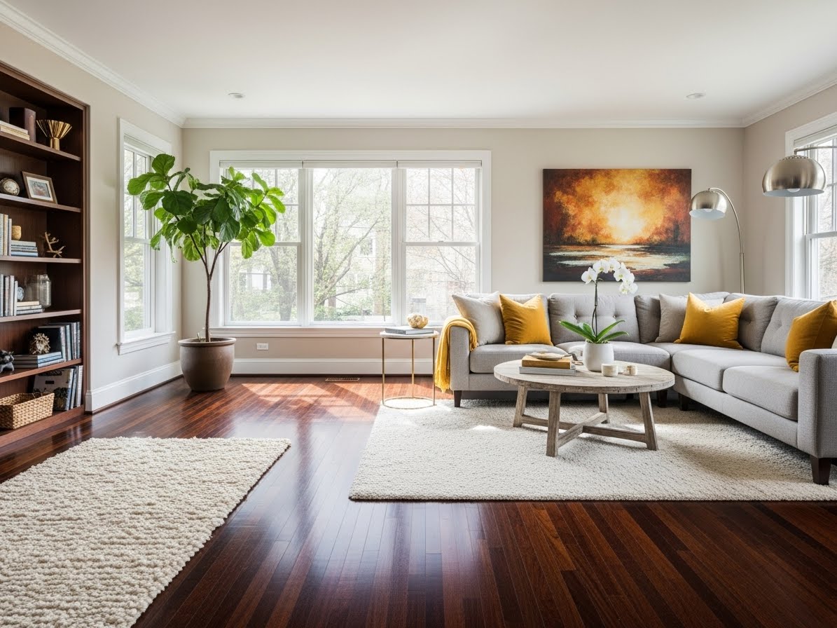 Why we love dark wood floors (and how to decorate with them)