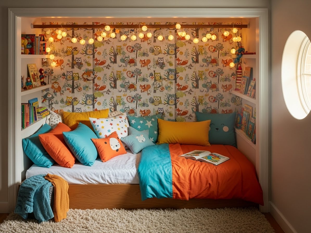 How to Turn a Closet into a Cozy Bed Nook