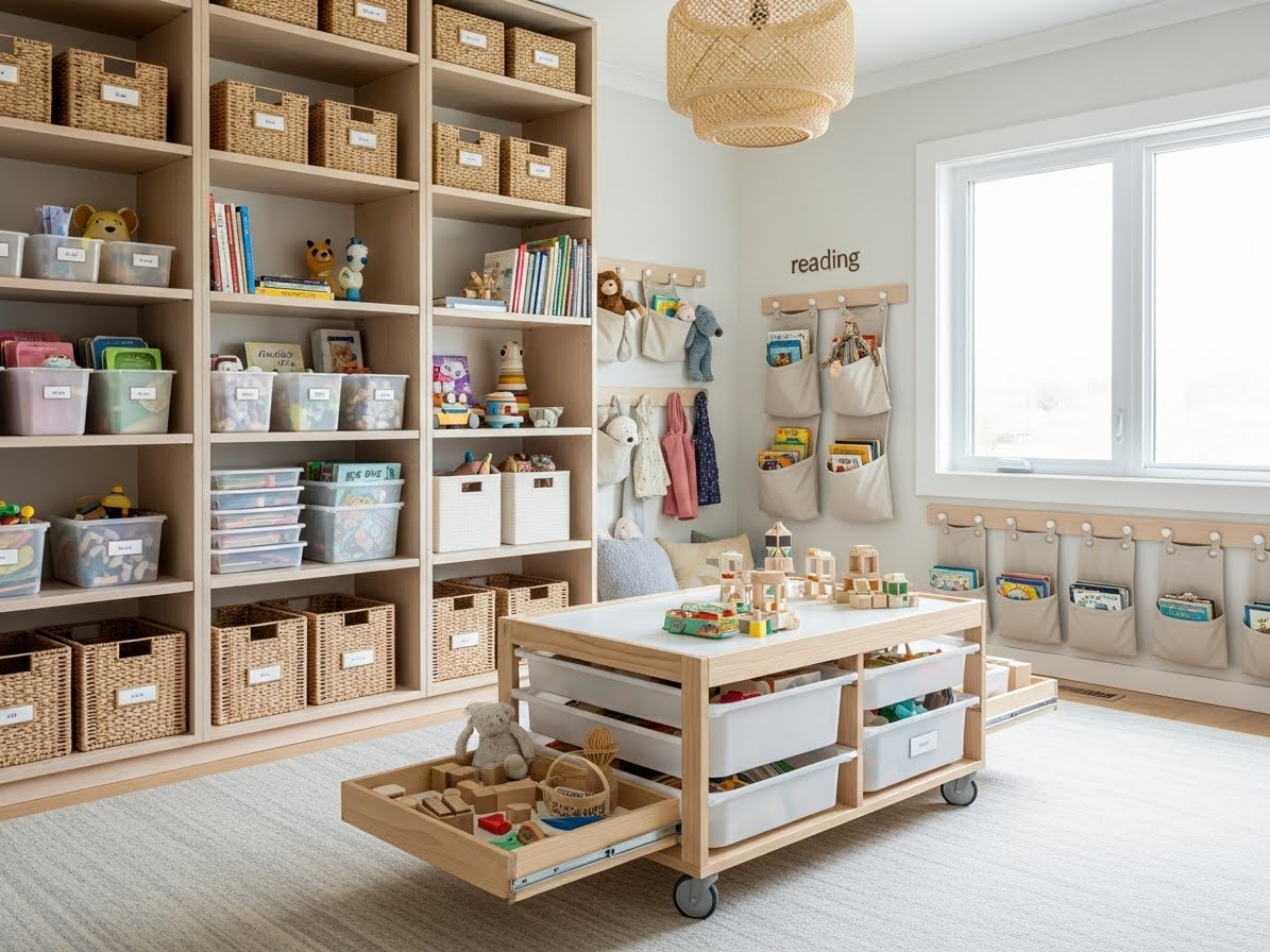 Simple Playroom Storage Ideas to Keep the Mess to a Minimum