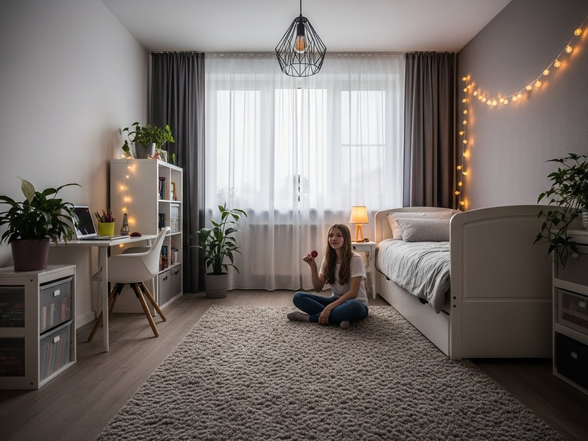 An Awesome and Organized Tween Hangout Room!
