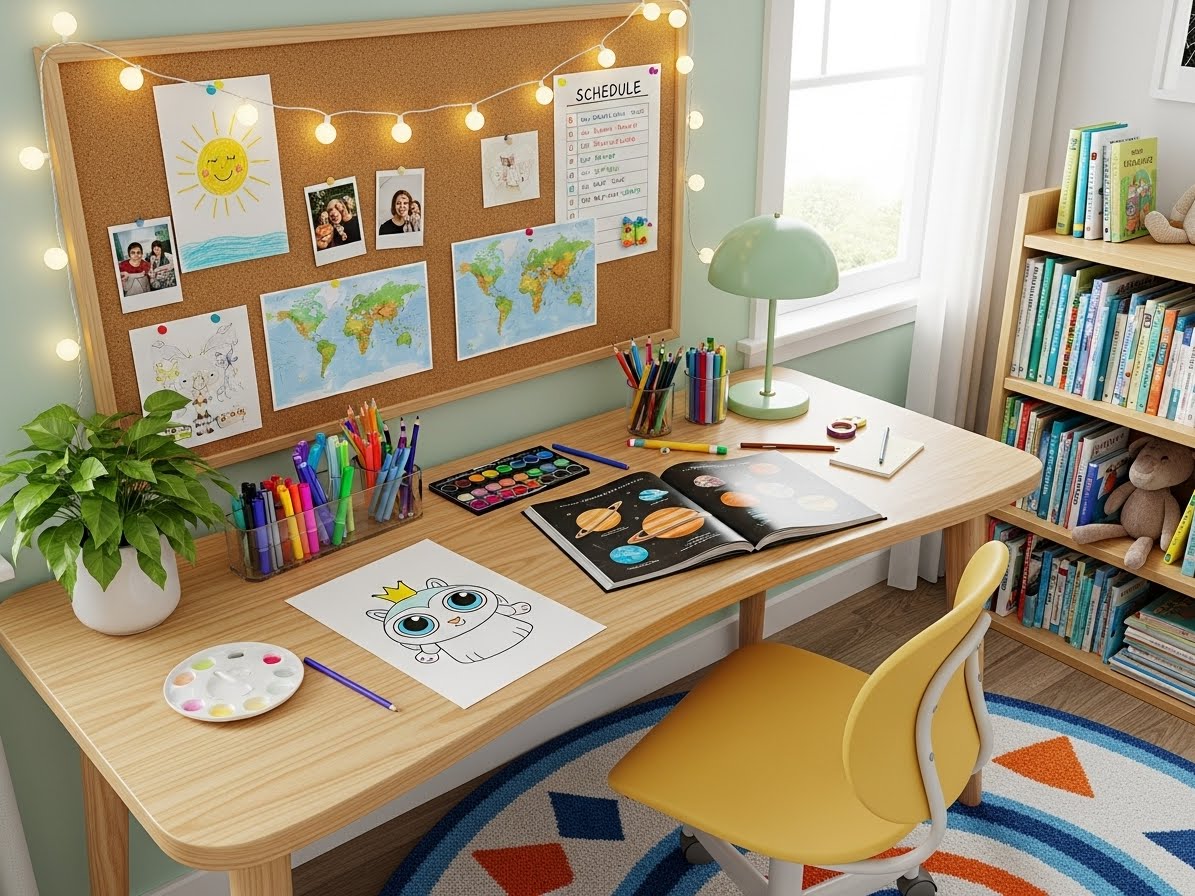 How to create the perfect kids' workspace so it actually gets used.