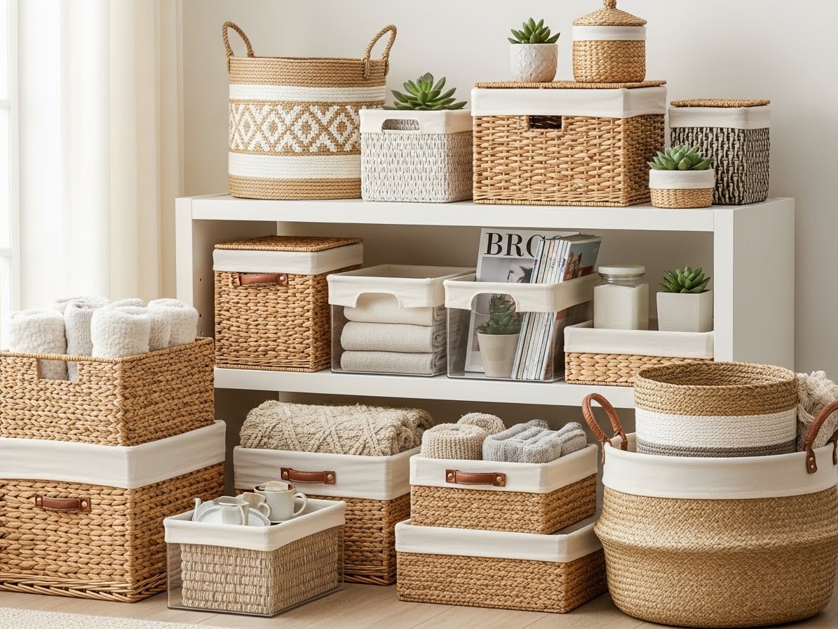 Storage Baskets and Containers for Easy and Stylish Organization