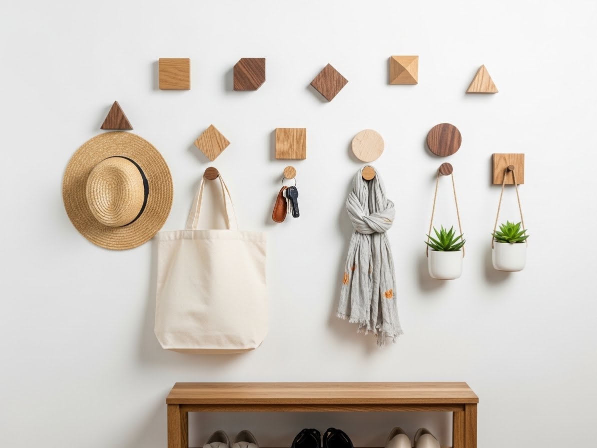 Organize Your Entryway with these DIY Wall Hooks