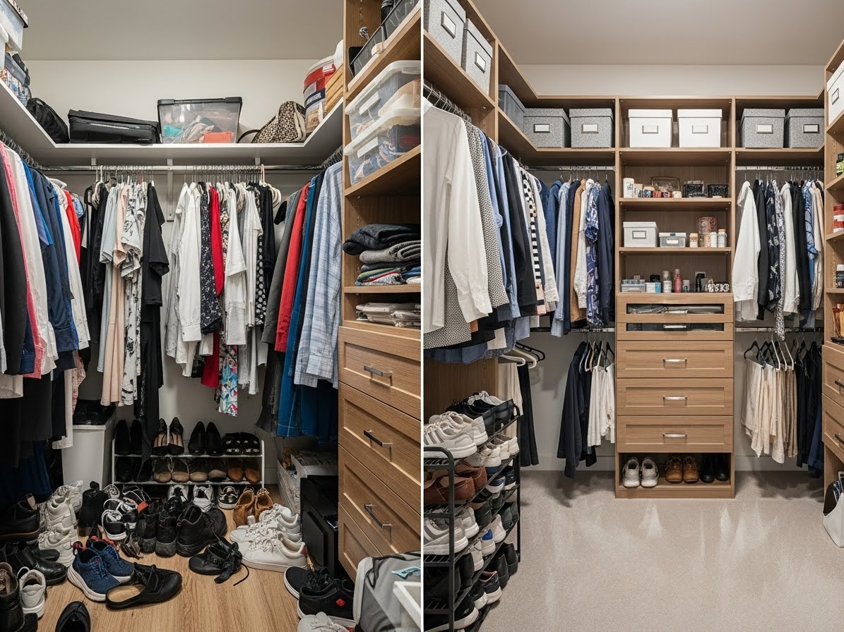 Closet Makeover: From Cluttered to Cool