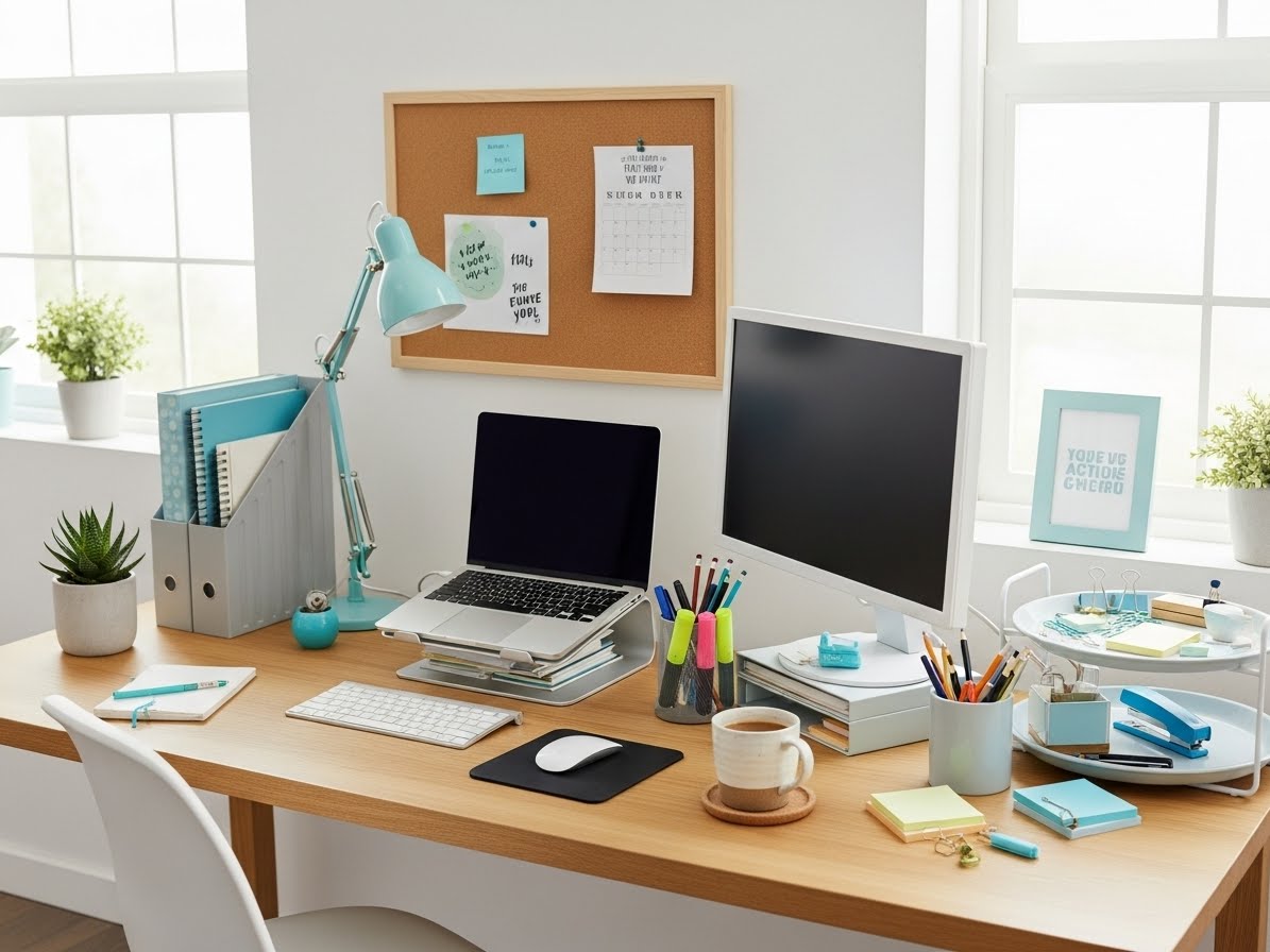 4 Desk Organization Ideas to Make Working from Home Easier