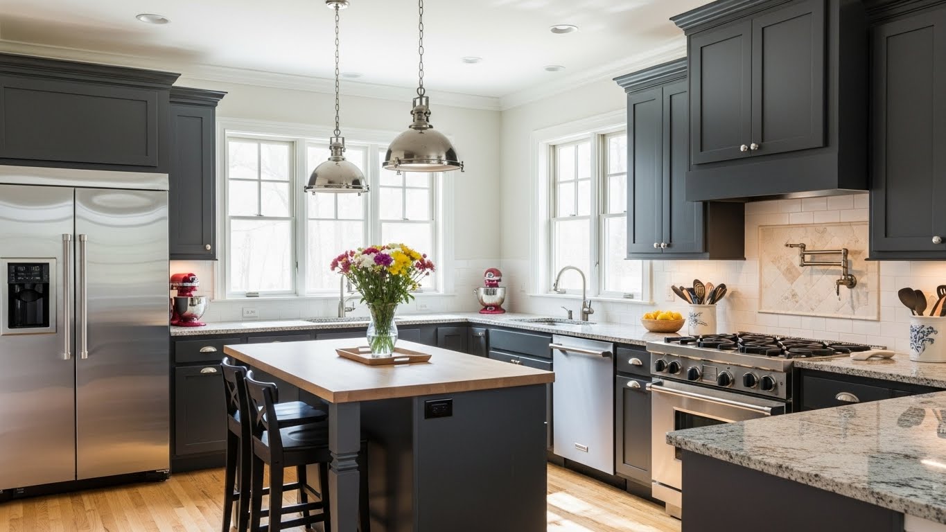 10 Dreamy But Dark Kitchen Cabinet Ideas & Designs