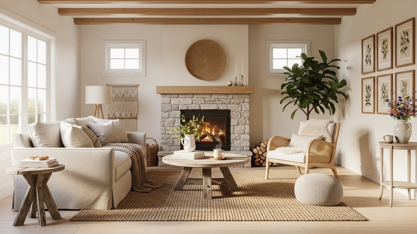 Before & After: Welcoming Modern Cottage Interior Design