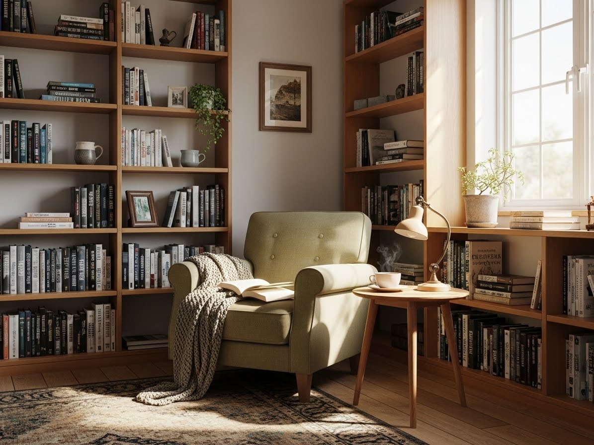 How to Create a Cozy Home Library