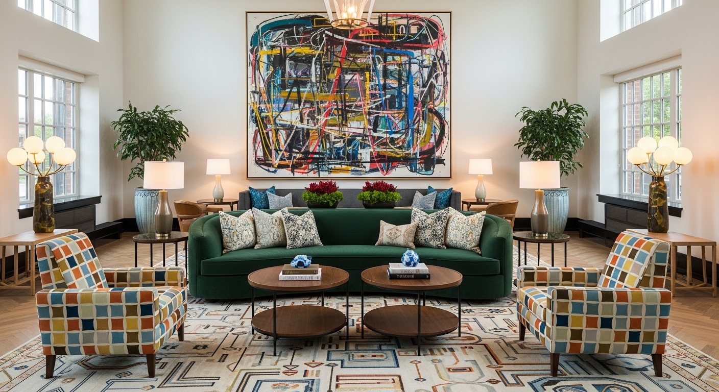 Anatomy of a Room: A Bold, Art-Inspired Lounge By Finch Interior Design