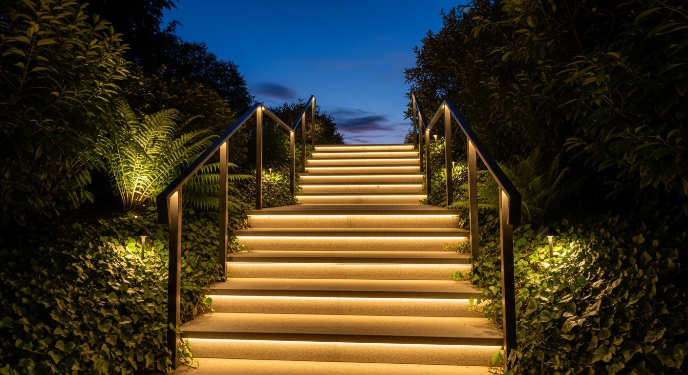 Hardscaping 101: Stairway Lighting