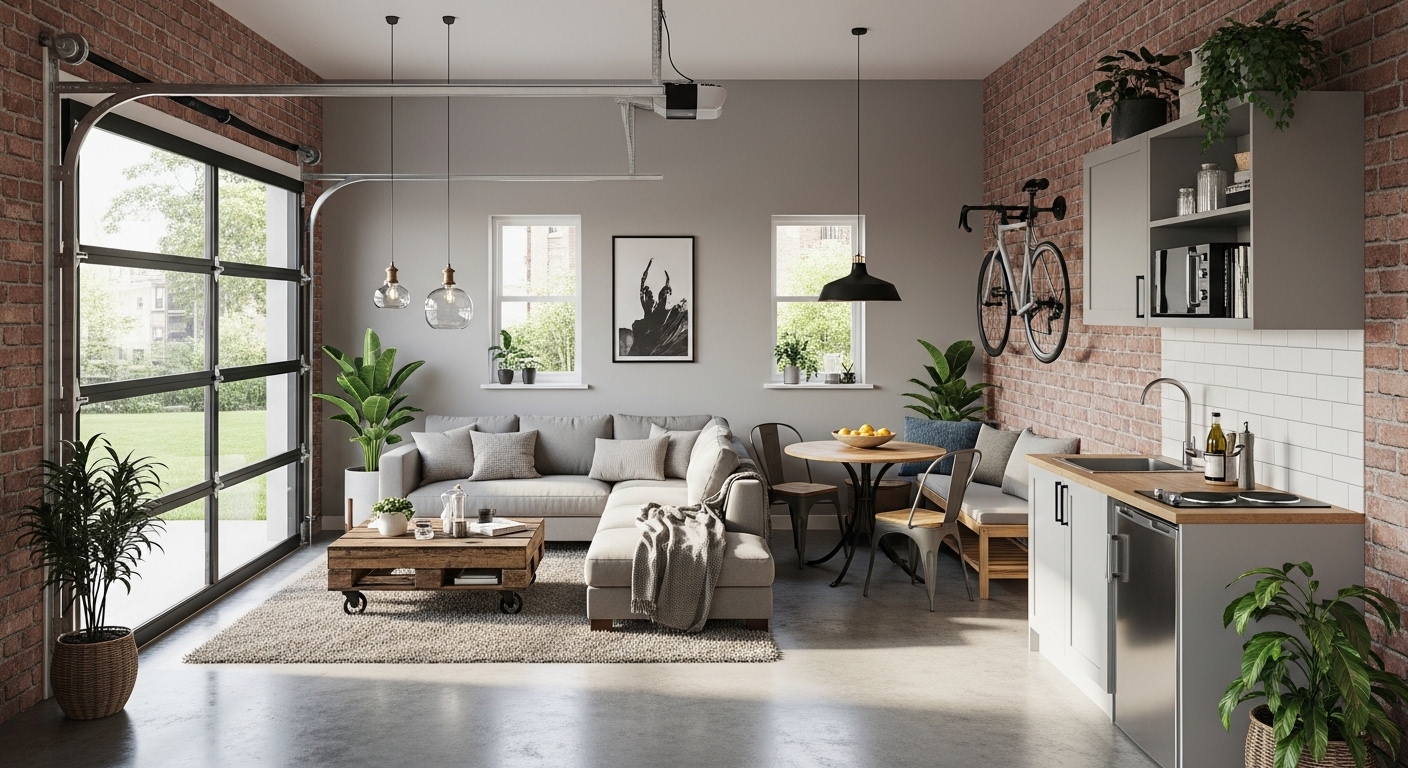 Our Top Tips for Creating a Living Space in Your Garage