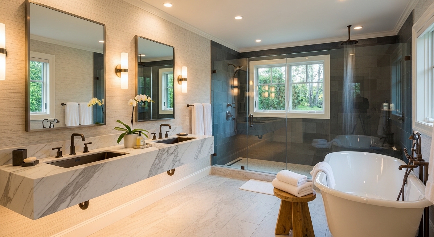 How to Choose High-End Finishes for Your Primary Bathroom