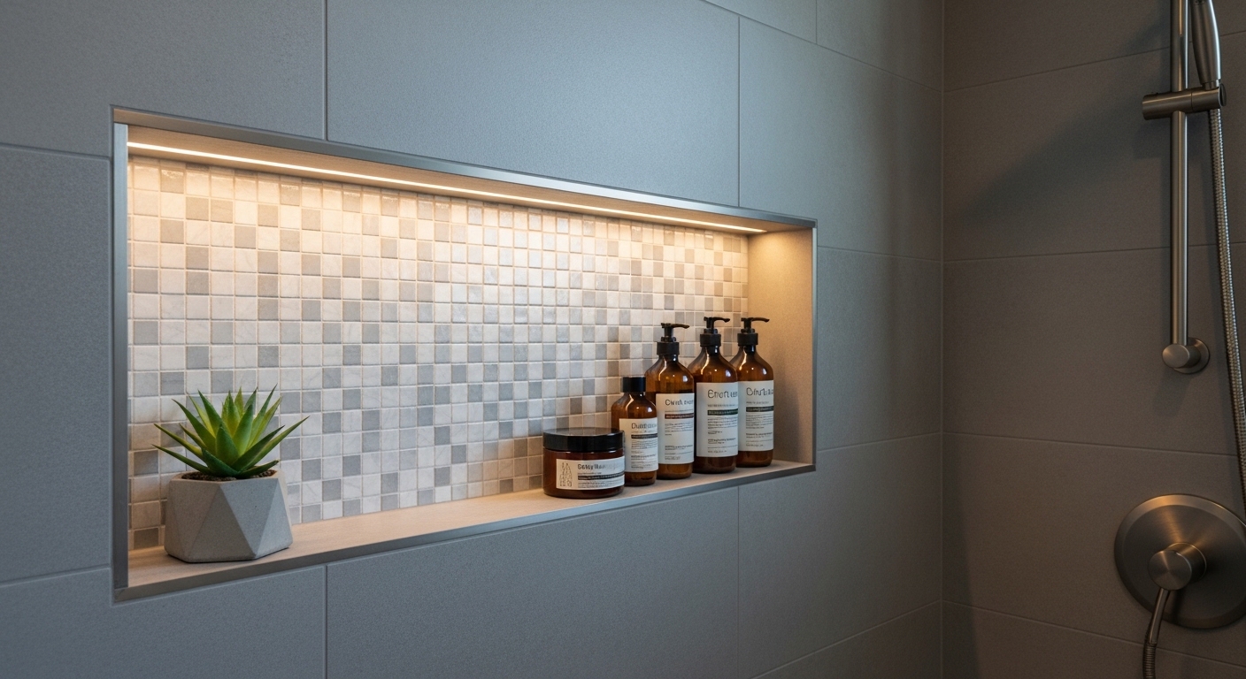 How to Design and Build a Shower Niche: Step-by-Step Guide