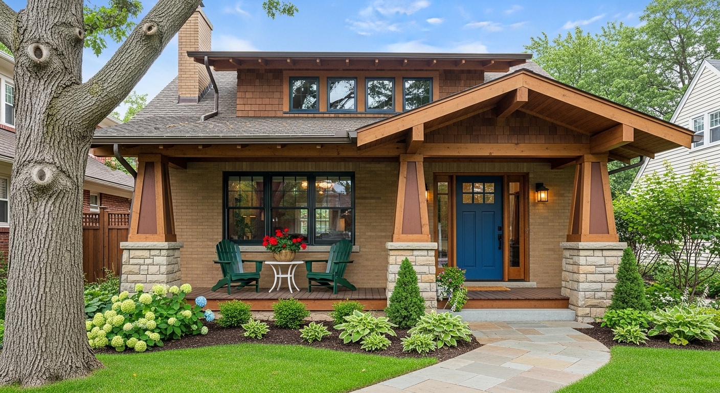 5 Keys to Curb Appeal to Steal From Craftsman Homes