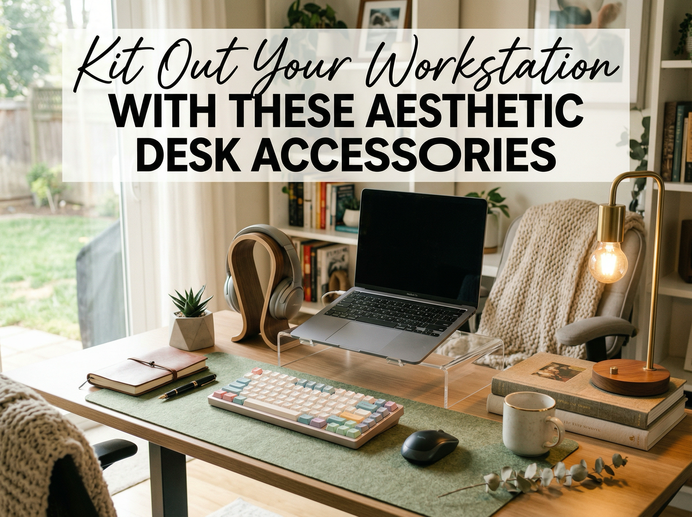 Kit Out Your Workstation With These Aesthetic Desk Accessories