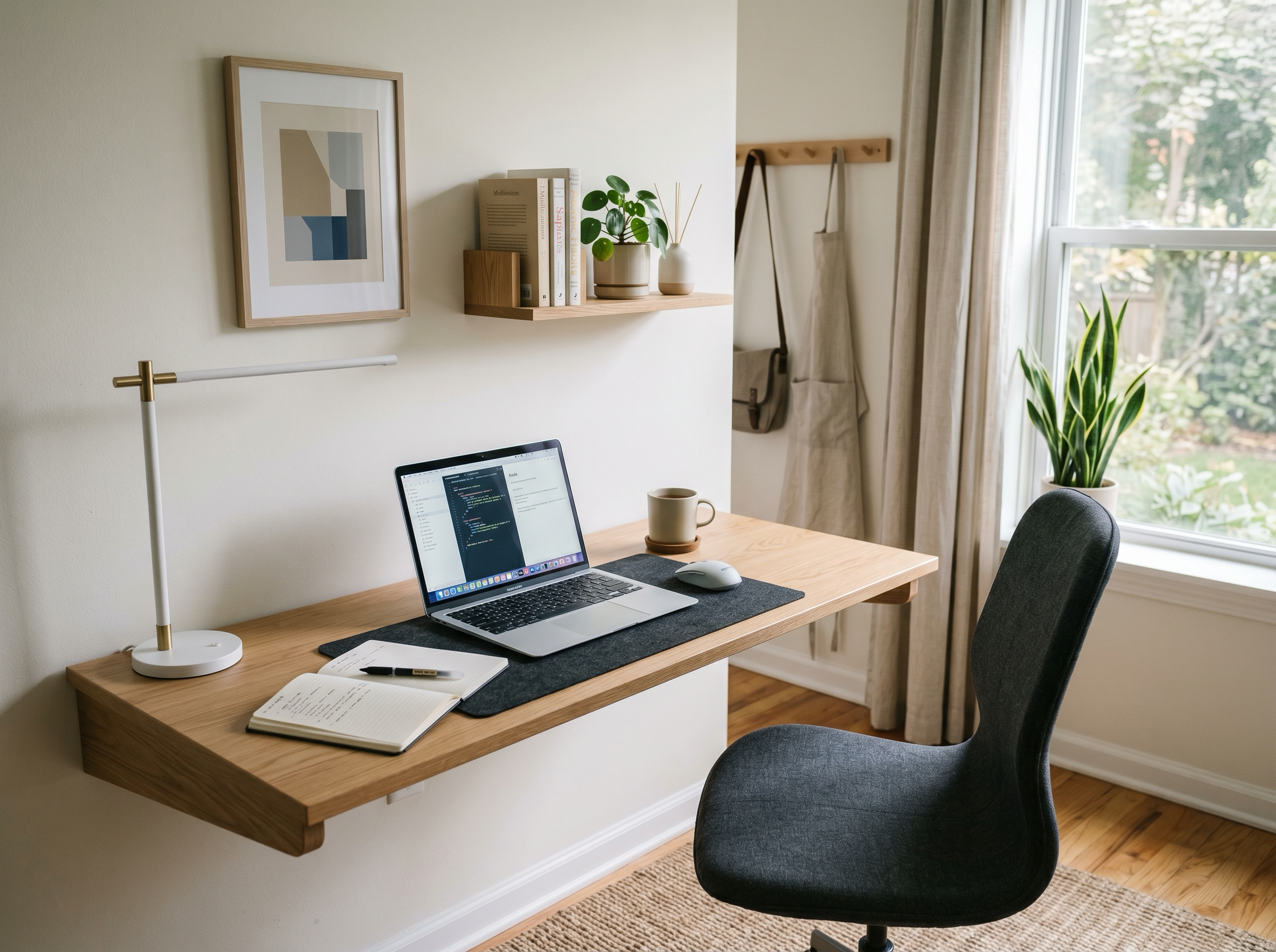 A Desk Setup For Focusing