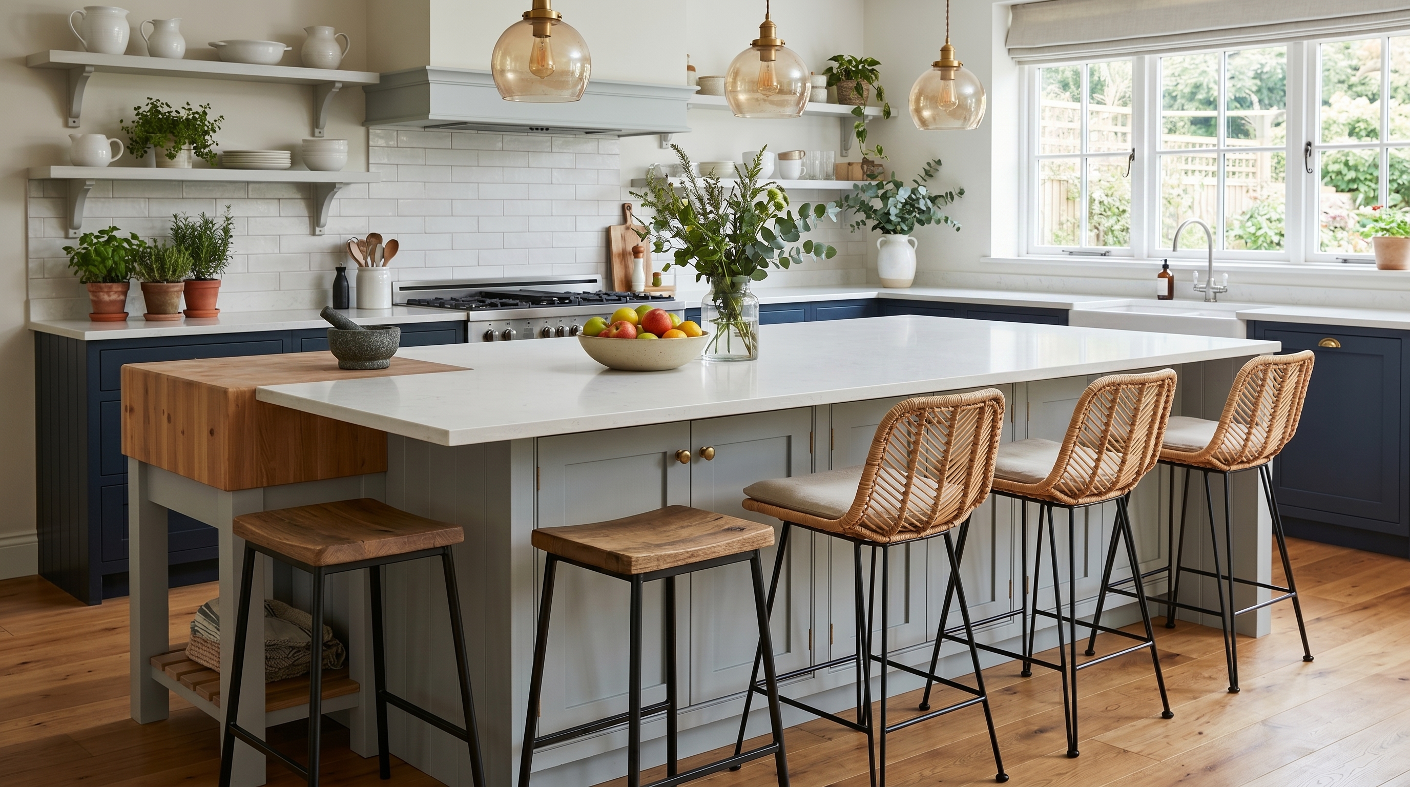 9 Stunning Kitchen Island Seating Ideas for Every Style and Space