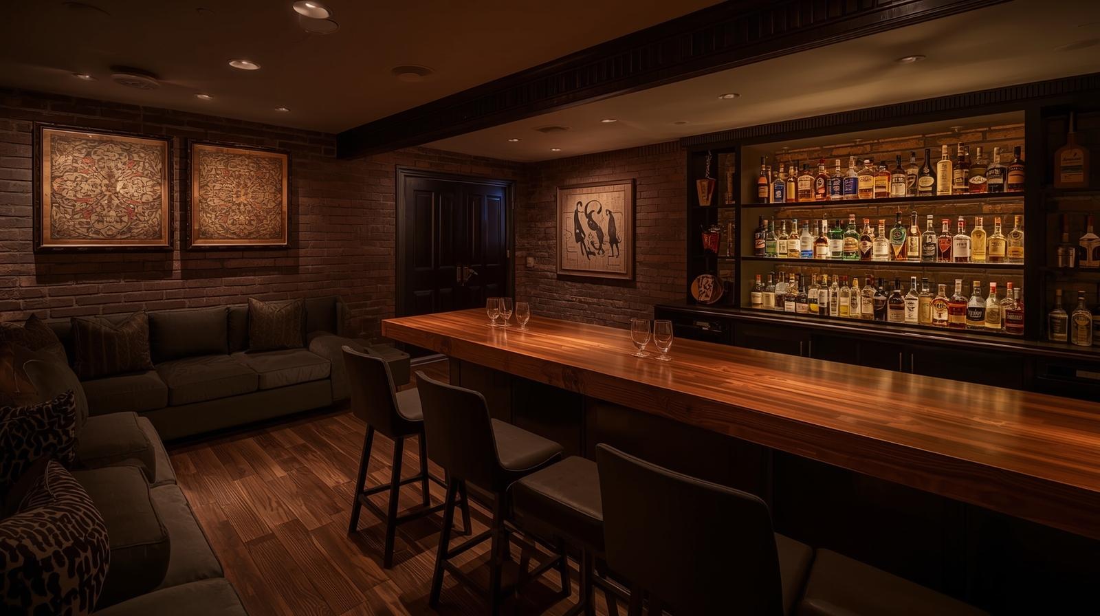 Stylish and Inviting Ideas for Your Basement Bar