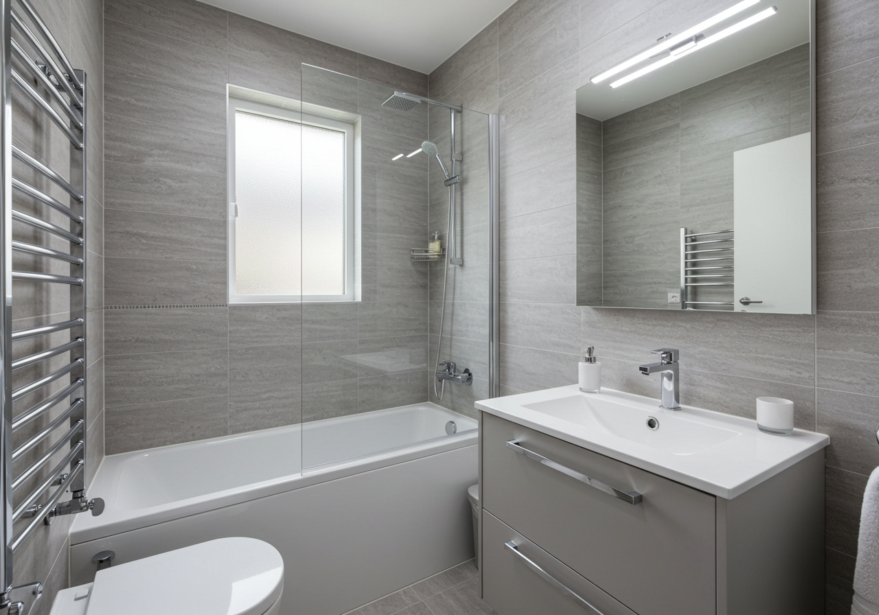 Clever Design Solutions for a Small Master Bathroom