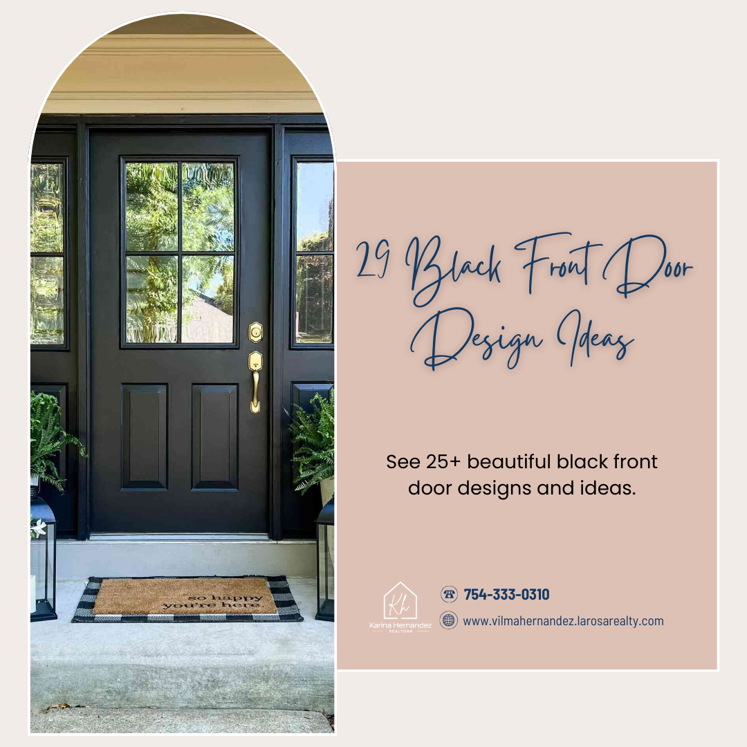 29 Black Front Door Design Ideas