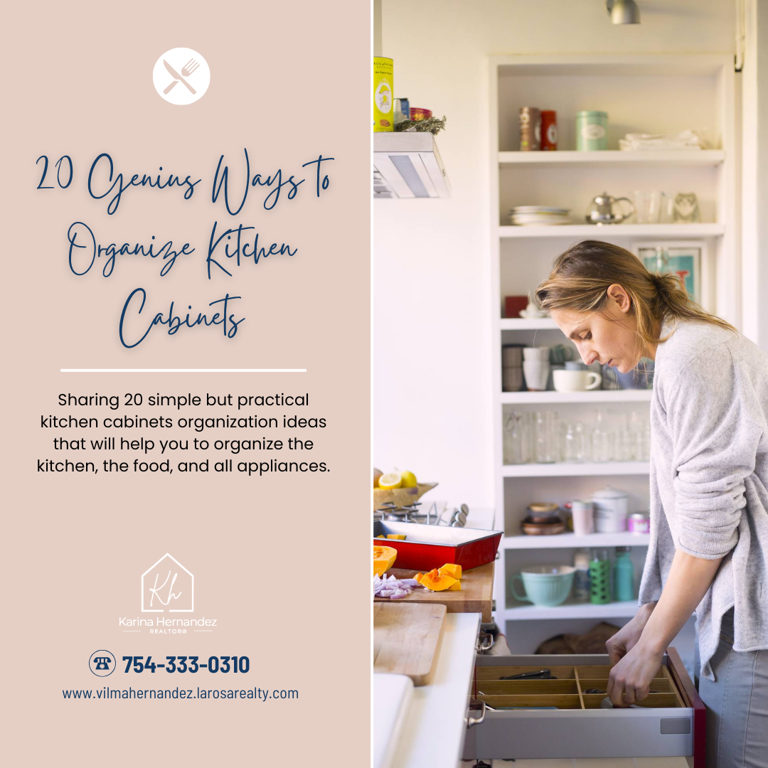20 Genius Ways to Organize Kitchen Cabinets