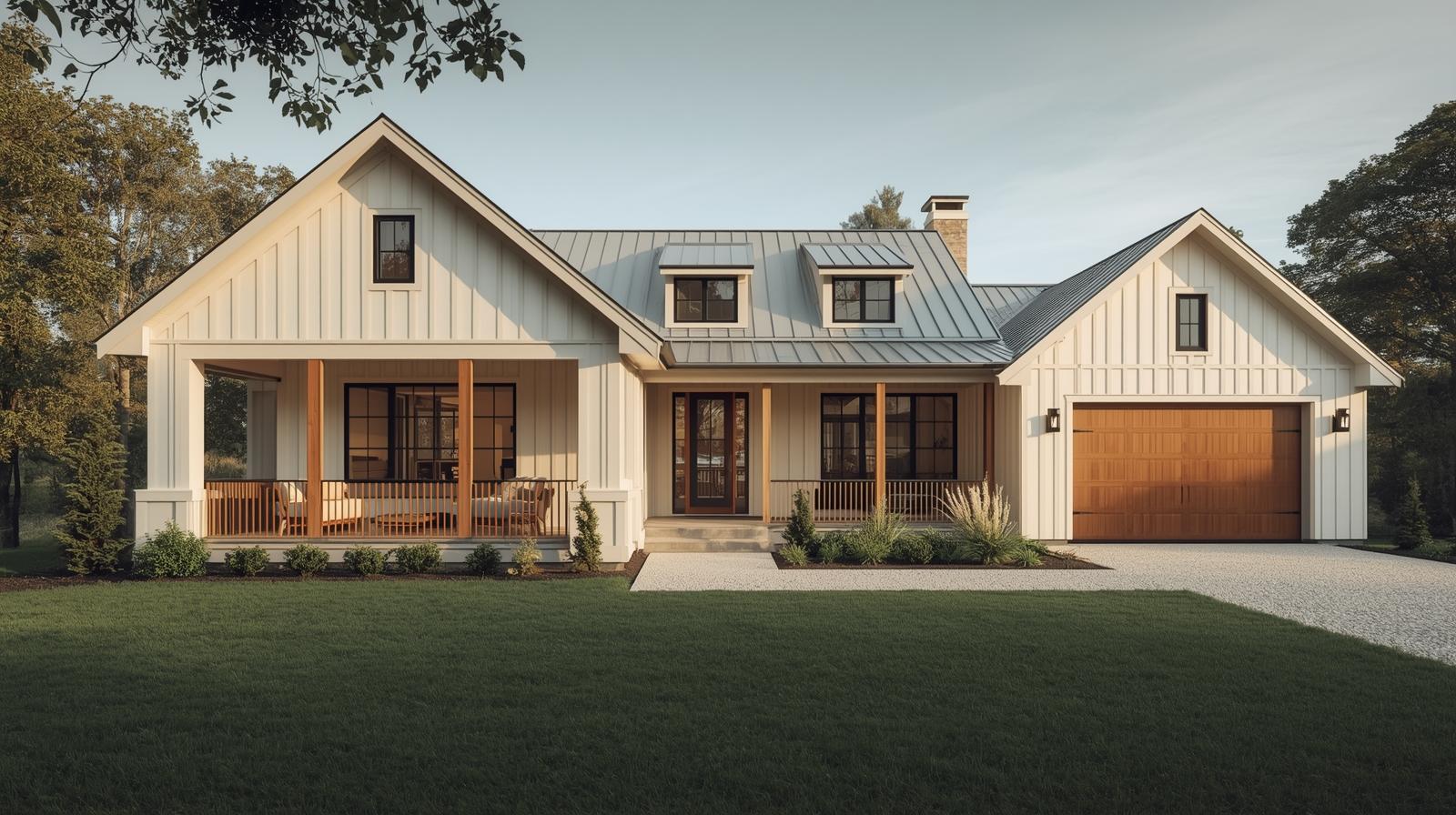 Contemporary Modern Farmhouse Exterior Design Ideas