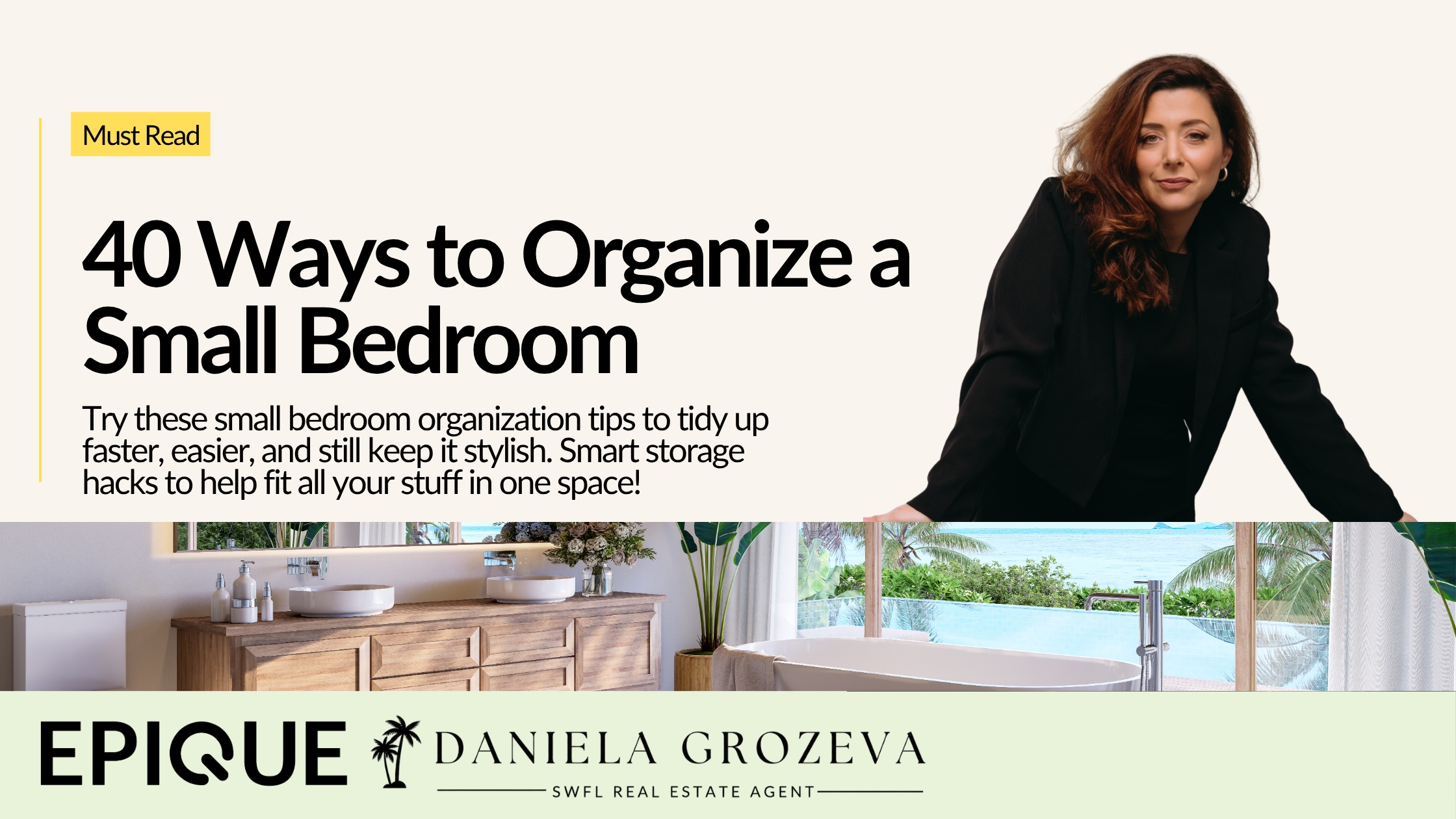40 Ways to Organize a Small Bedroom