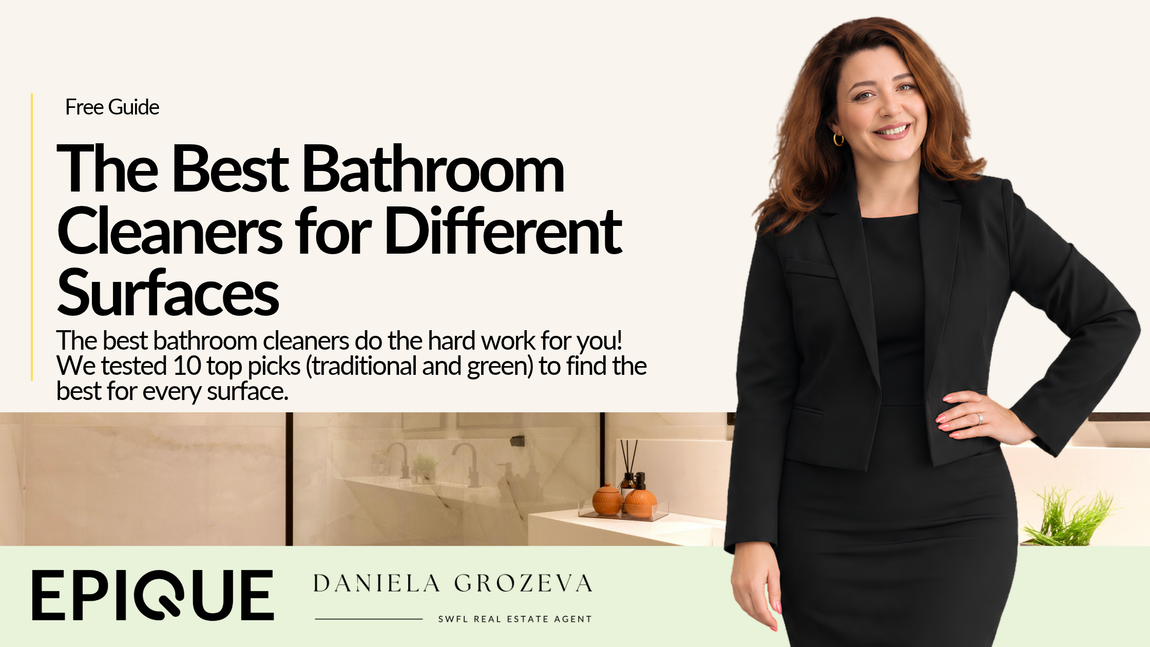 The Best Bathroom Cleaners for Different Surfaces